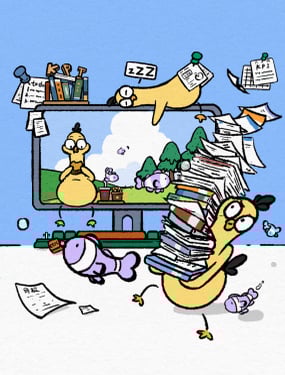 算了，不奋斗就躺平！