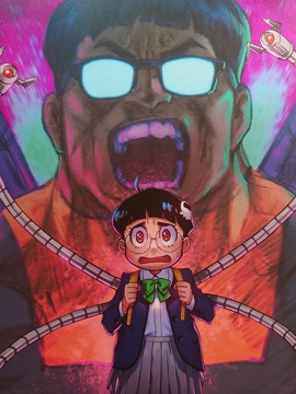 蜘蛛侠章鱼女孩