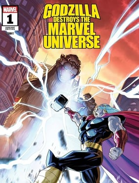 哥斯拉毁灭漫威宇宙