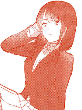 不良JK和班长的百合漫画