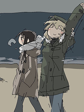 少女終末旅行推特草圖 - 