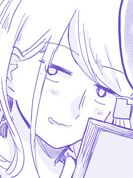 一起值班的图书委员是金发的不良