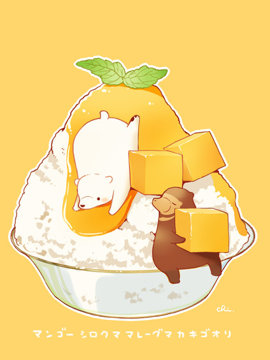 白熊先生和馬來熊先生