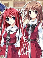 少女编织爱的画布