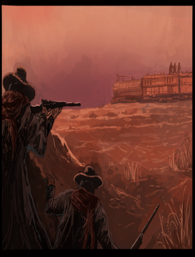 枪，沙子，蚂蚁