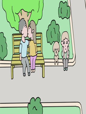 吃飽了就輕松一點(diǎn)